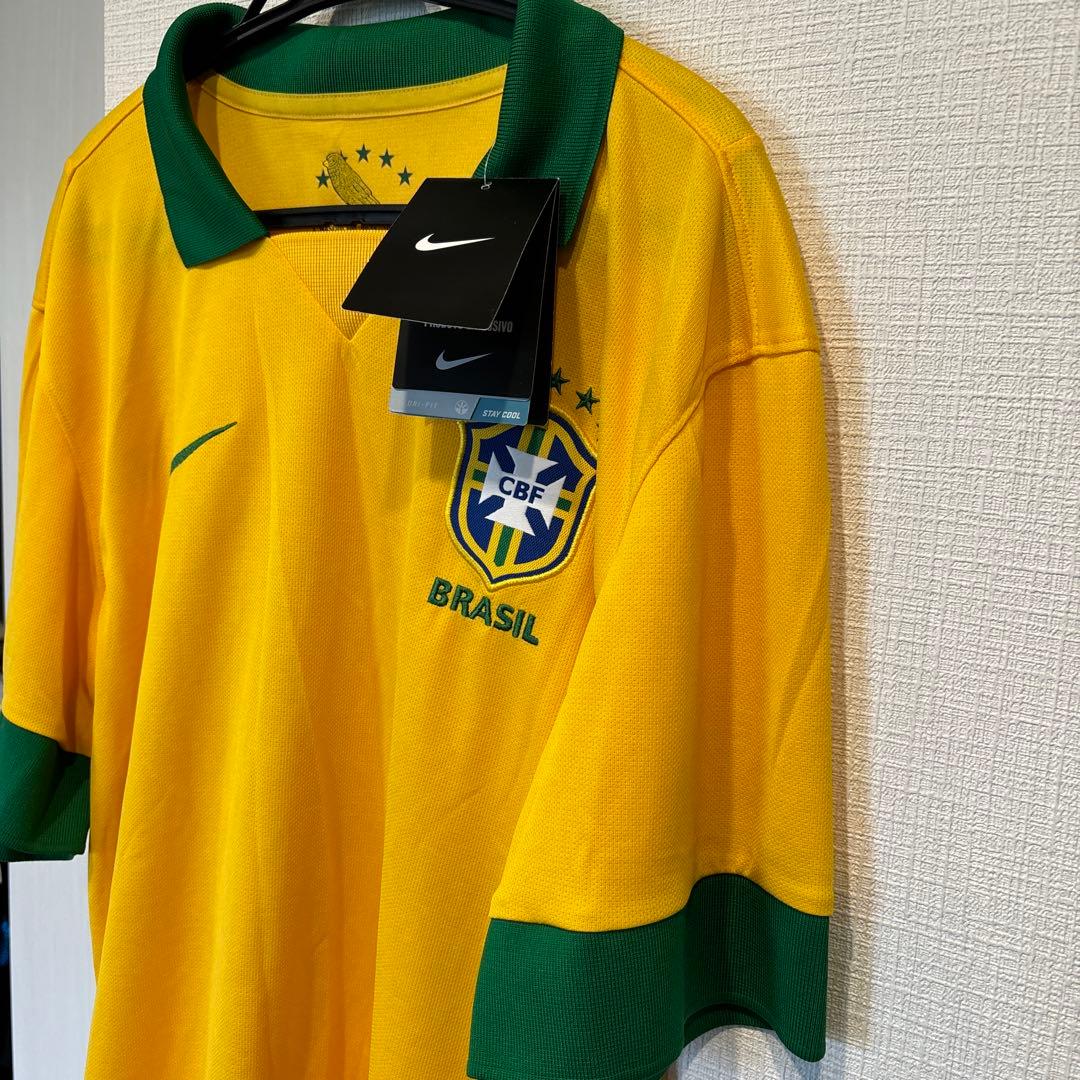 新品 NIKE 2014W杯 ブラジル代表 公式ユニフォーム ゲームシャツ L