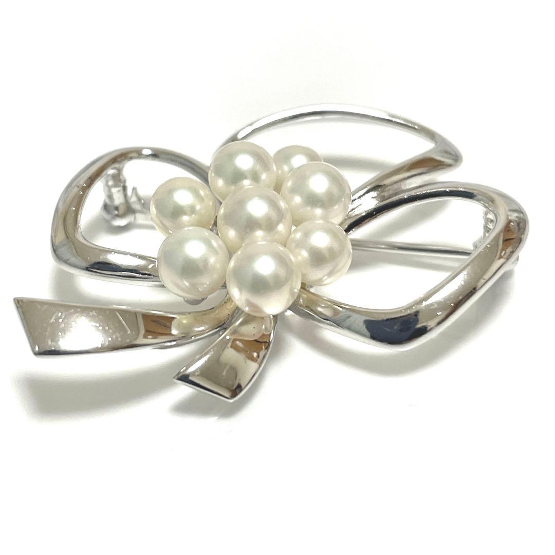 美品✨皇室御用達 MIKIMOTO ミキモト アコヤ真珠 パール ブローチ