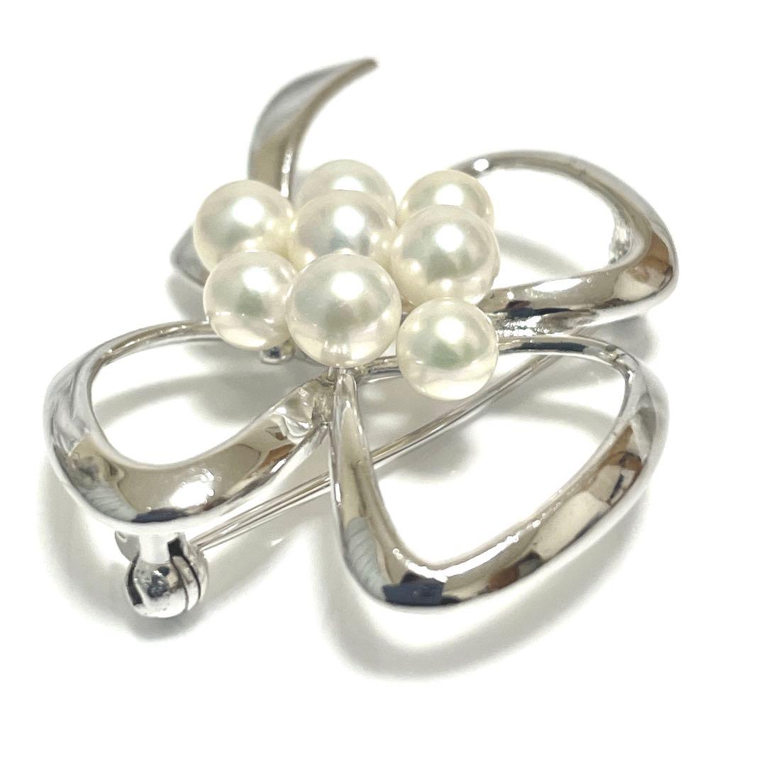 美品✨皇室御用達 MIKIMOTO ミキモト アコヤ真珠 パール ブローチ