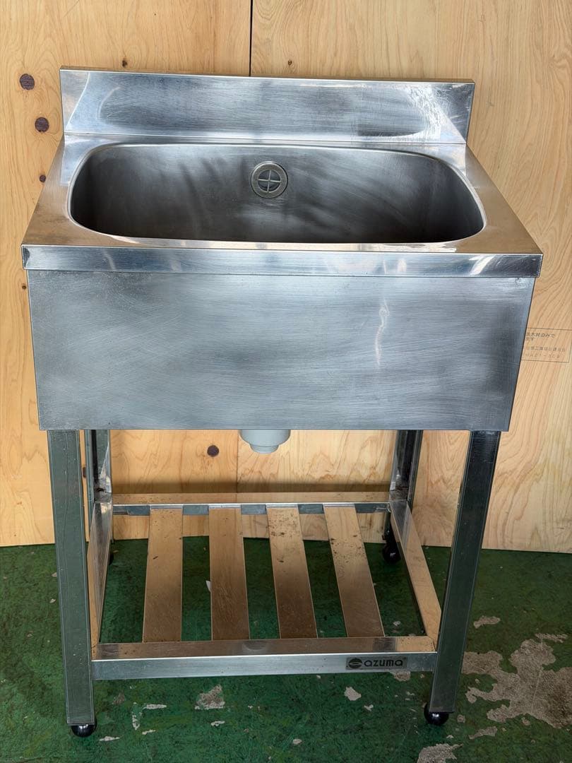 azuma 1槽シンク 600x450x800(+90)