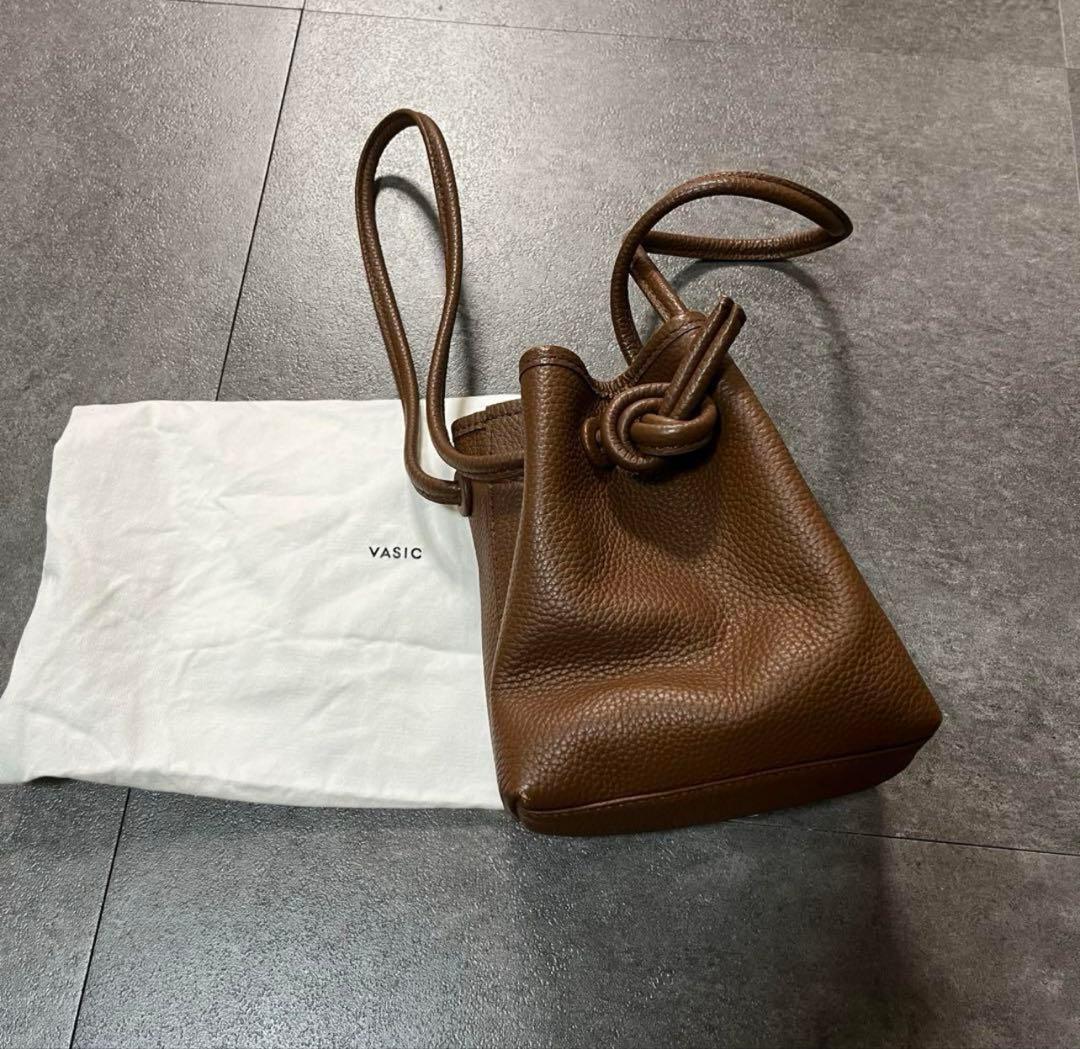 VASIC ブラウンレザー スモールスモール　保存袋付き