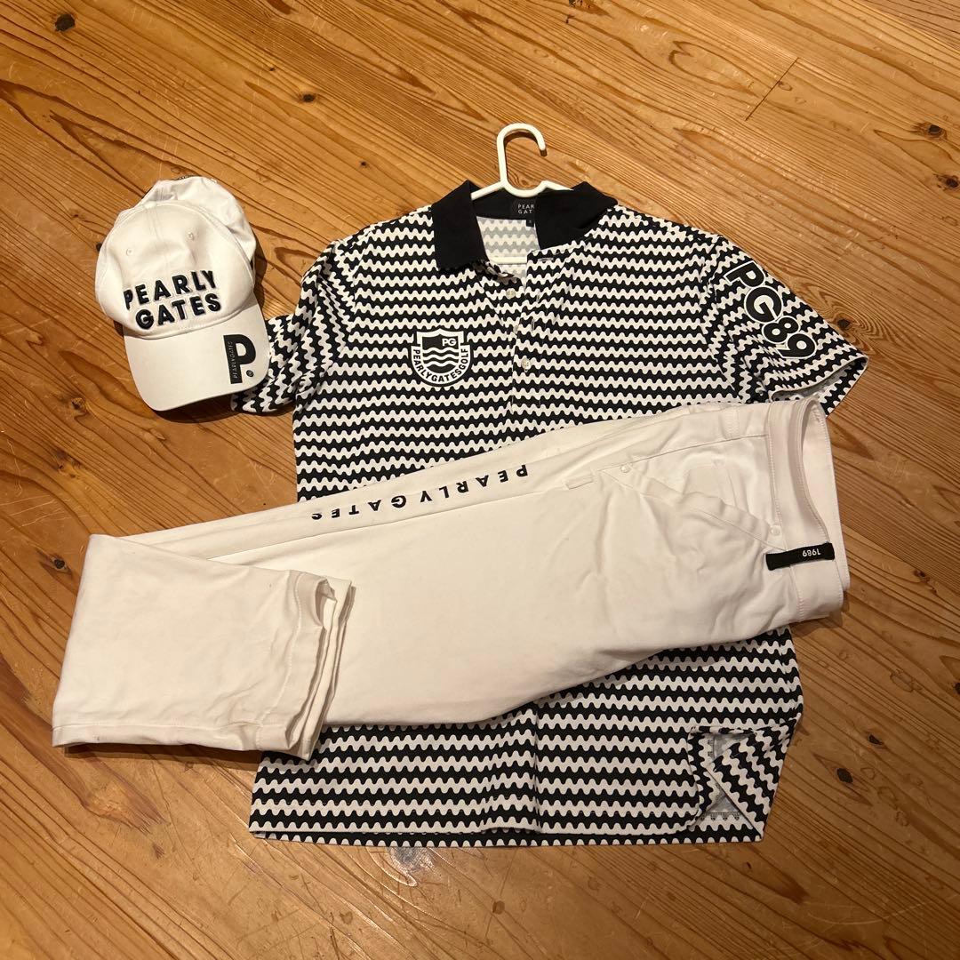 PEARLY GATES ポロシャツ キャップ パンツ セット サイズ5