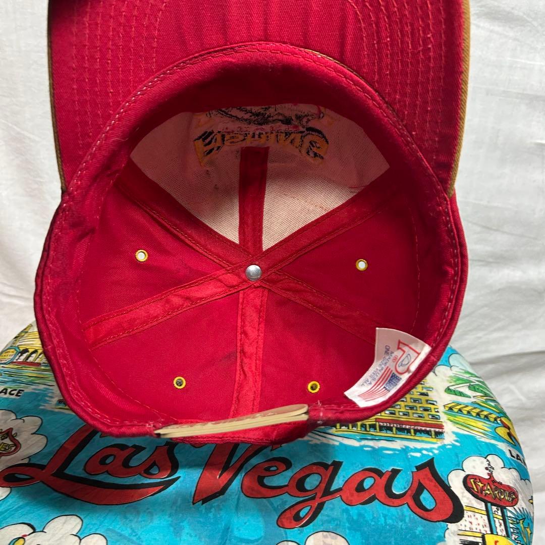 USA製 ビンテージ キャップ fishing 釣り cap レア アニマル