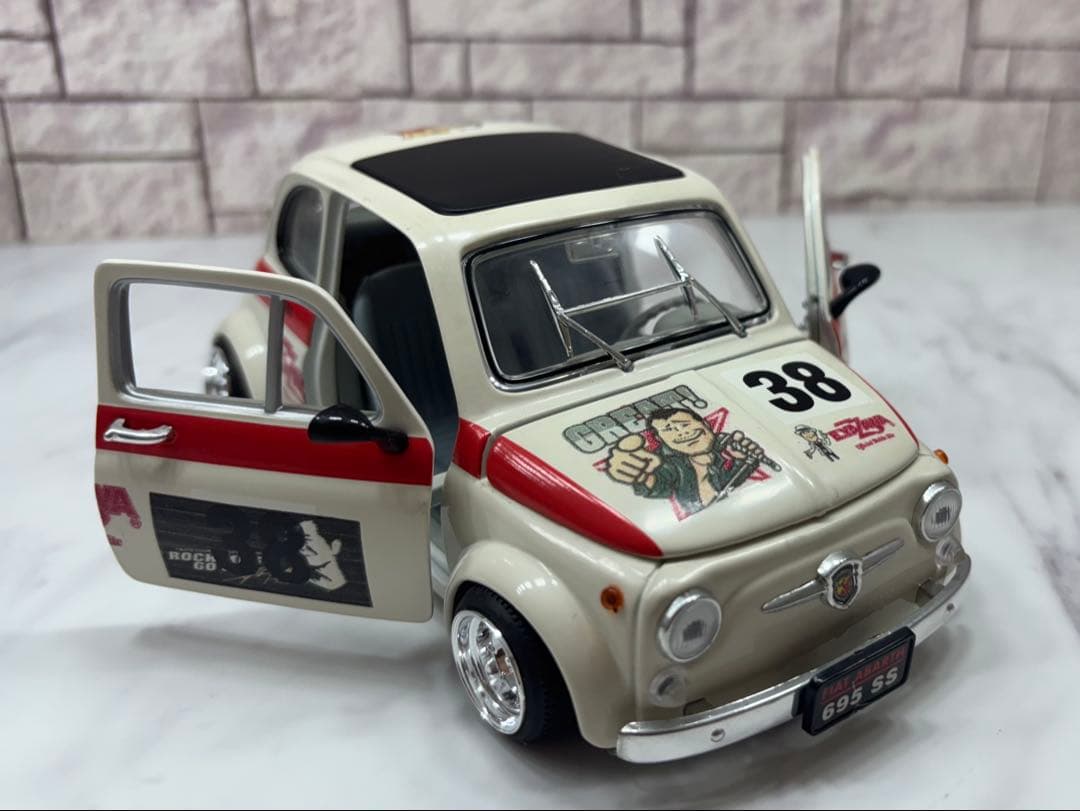 1/18ミニカー　アバルト スピードスターMK -Ⅰ深リムカスタム　矢沢永吉仕様