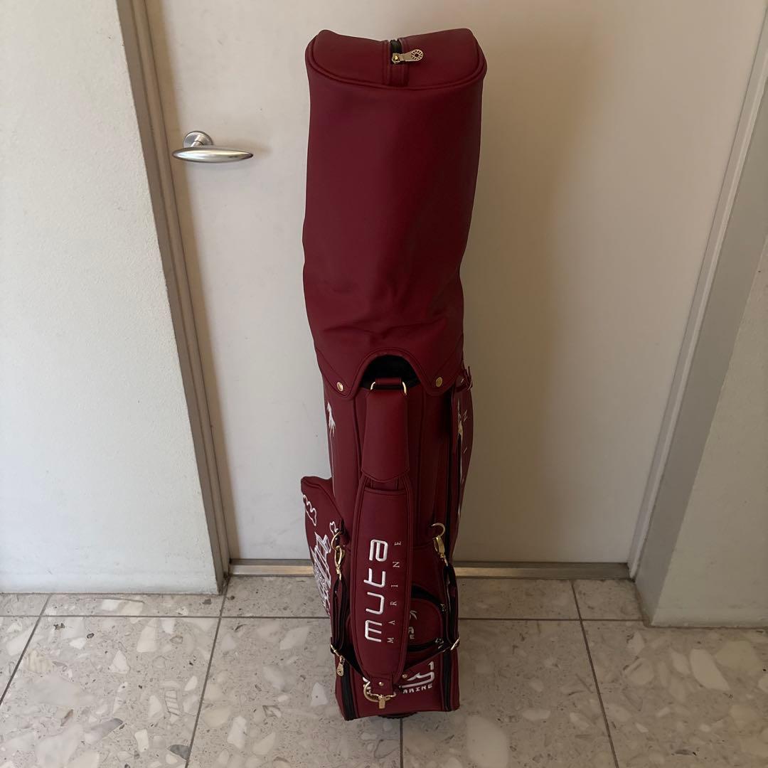 muta ゴルフバッグ バーガンディ