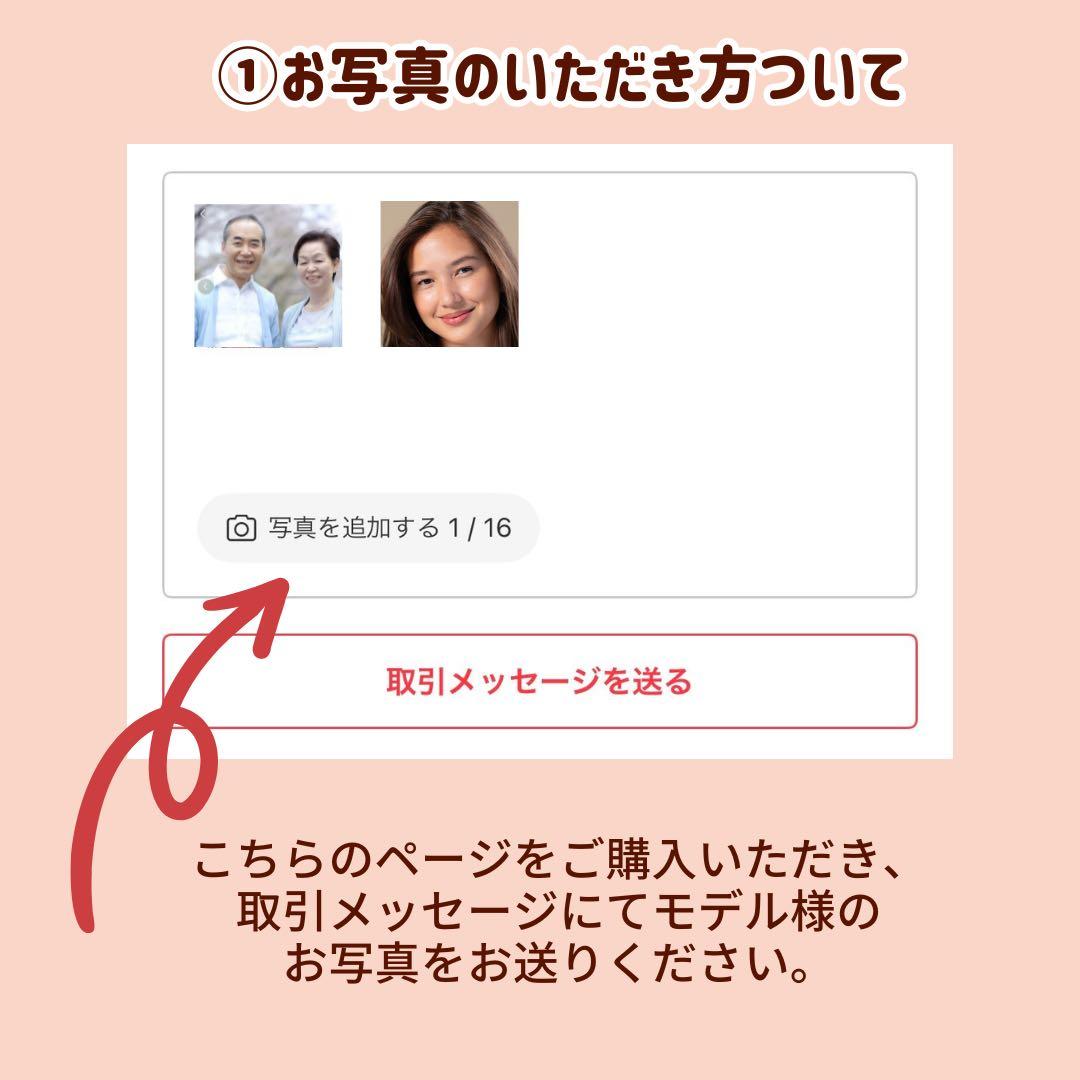 3名さま　B4サイズ【似顔絵オーダー】用紙のみ