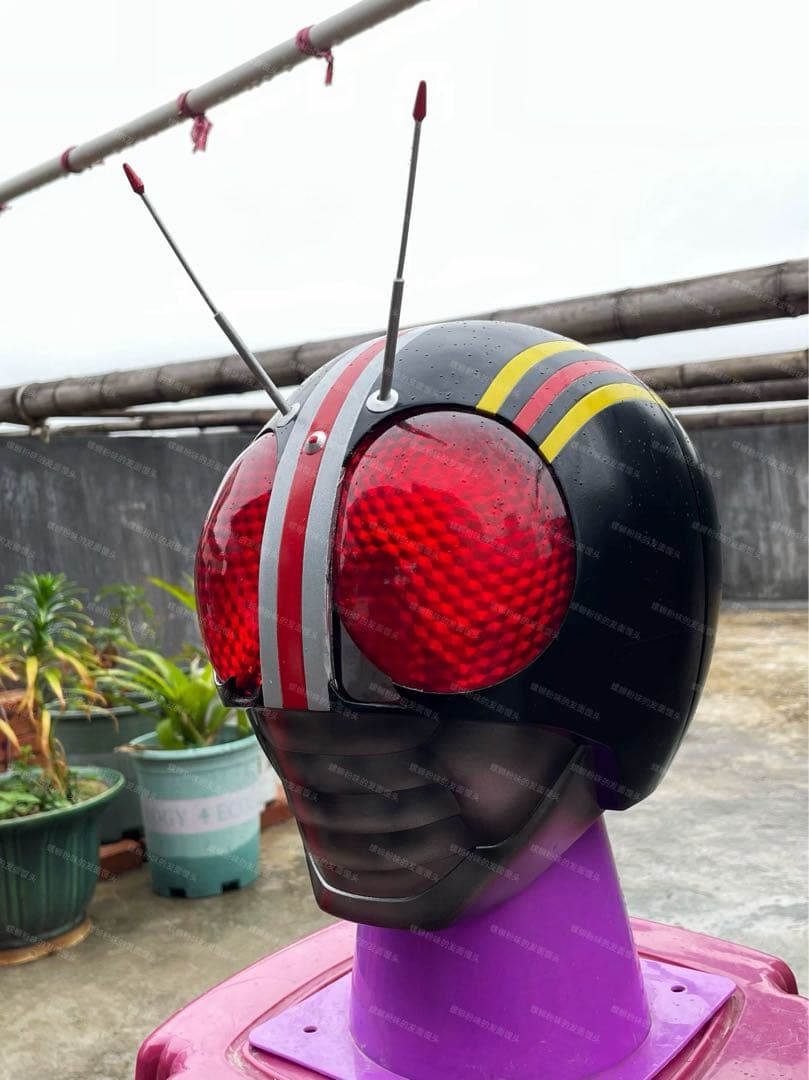 【美品】【未使用】マスク　アトラク　コスプレ　仮面ライダー 1/1プロップ