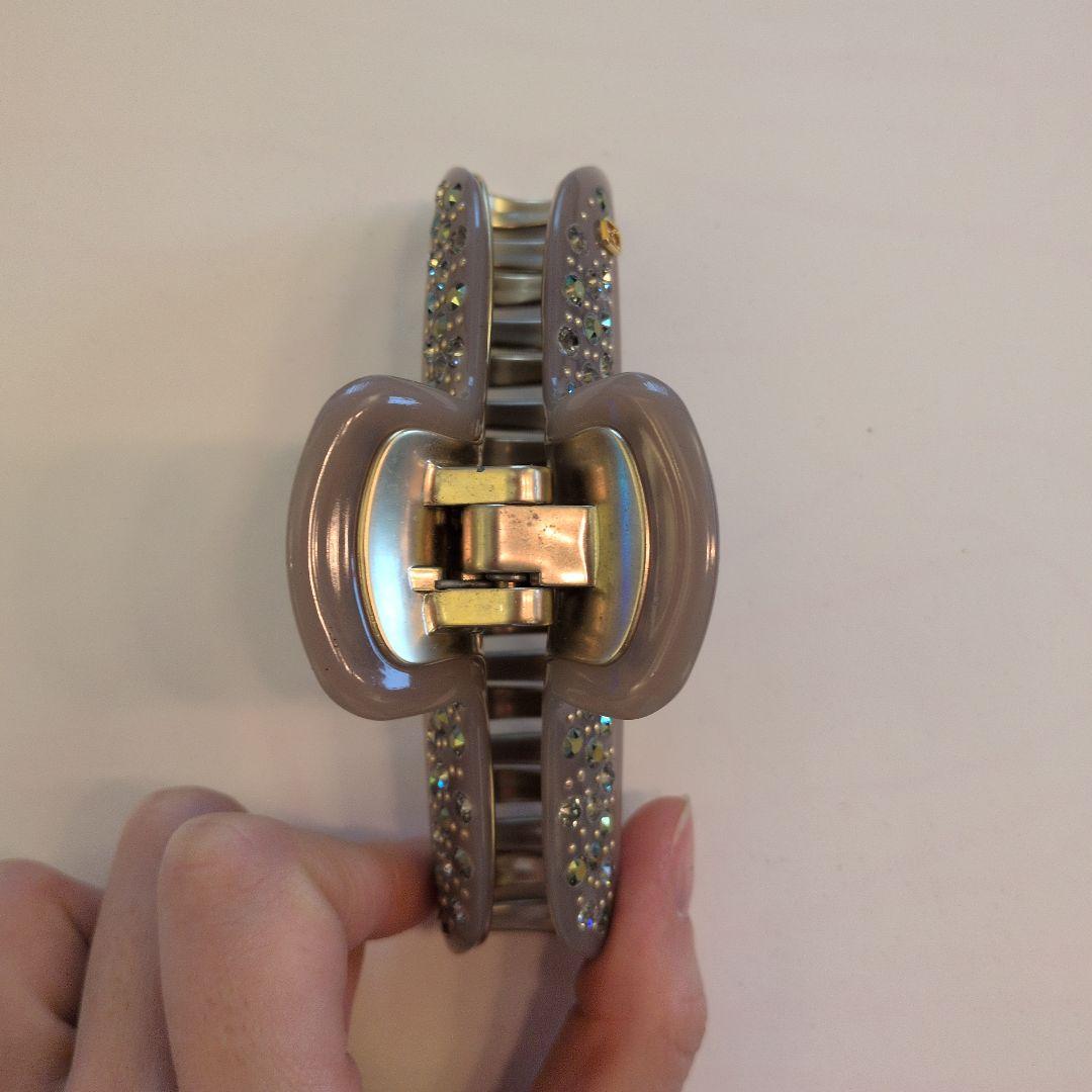 ALEXANDRE DE PARIS ストーンヘアクリップ