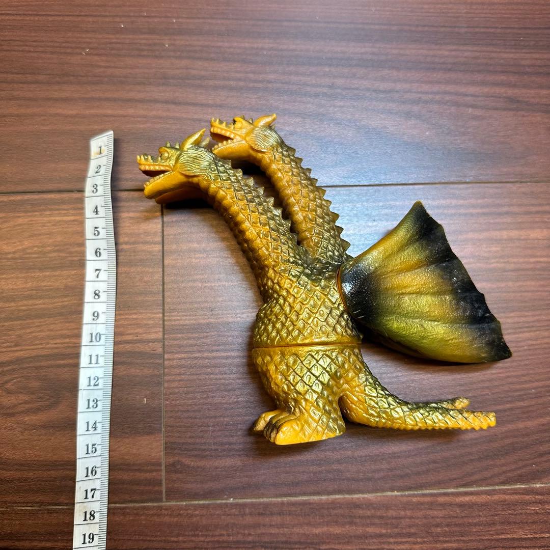 当時物 ポピー　キングザウルスシリーズ　キングギドラ　ソフビ 5653