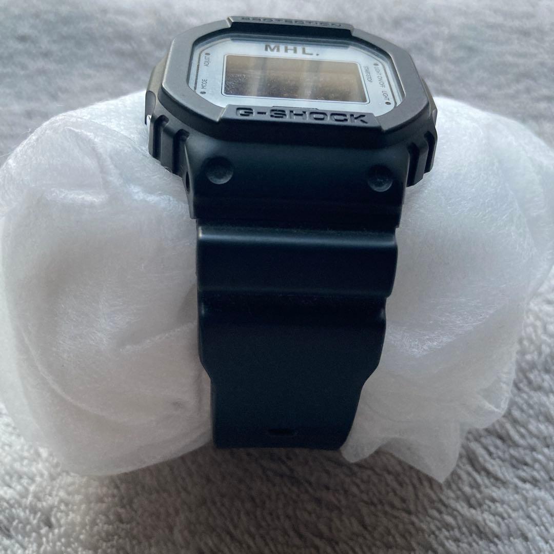 電池新品・美品　G-SHOCK MHL. デジタル腕時計　コラボ　黒×白