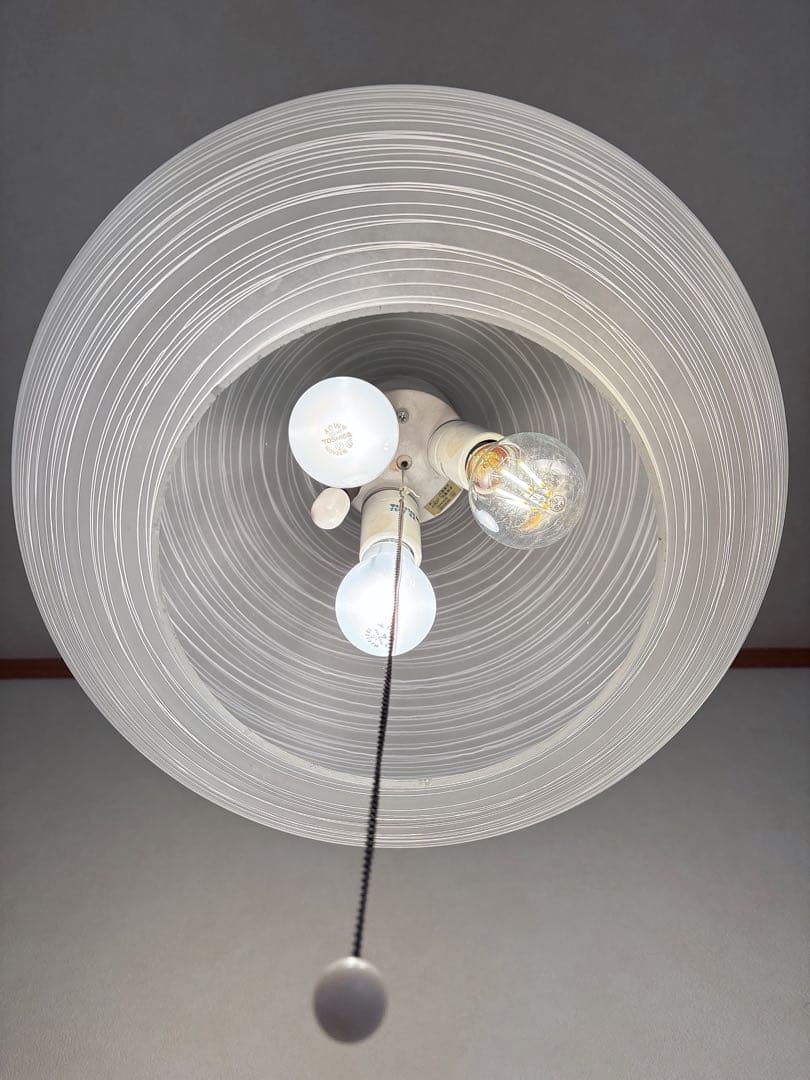 yamagiwa ヤマギワ　糸巻き　ペンダント　ランプ　ライト　レトロ　昭和