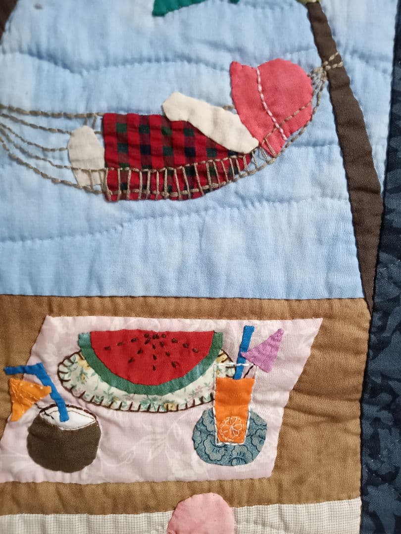 パッチワークタペストリー