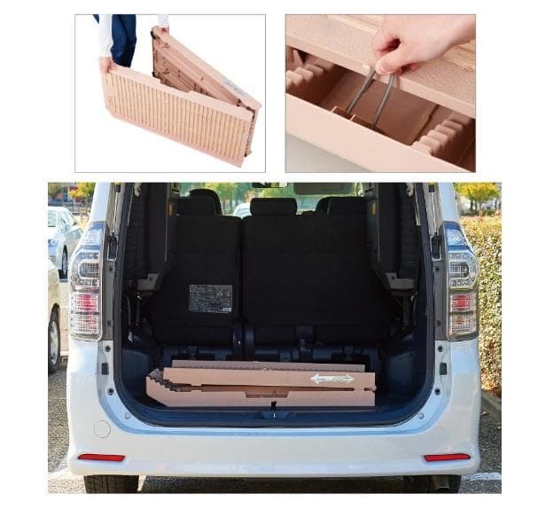 ペットステップロング ペット用介護スロープ 大型犬 耐荷重225kg 折畳み