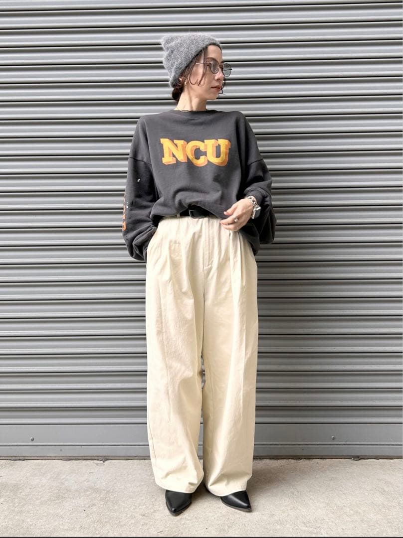 Ungrid コクーン チノパンツ アイボリー S 新品未使用 アングリッド