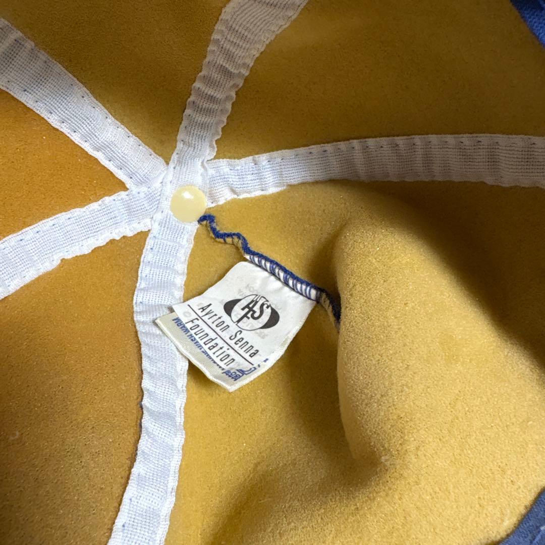 アイルトンセナ 帽子 ナシオナル キャップ ブルー