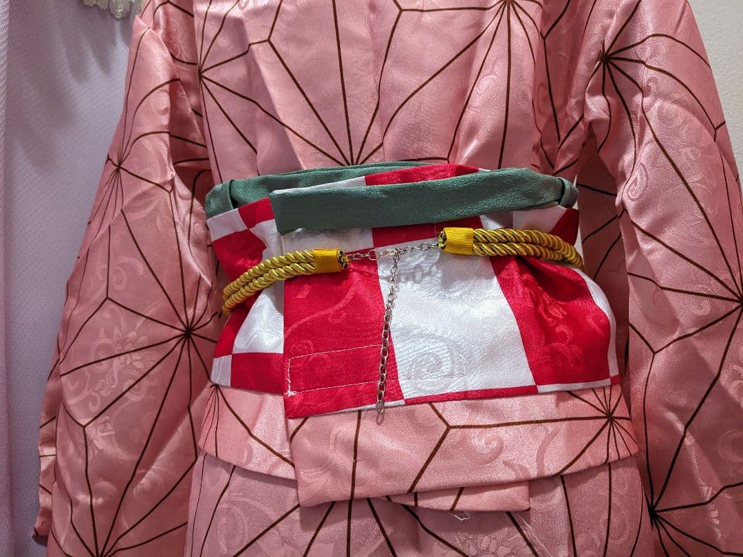 豪華版 鬼滅の刃 竈門禰豆子 コスプレ ハロウィン 大人 新品未使用 フルセット