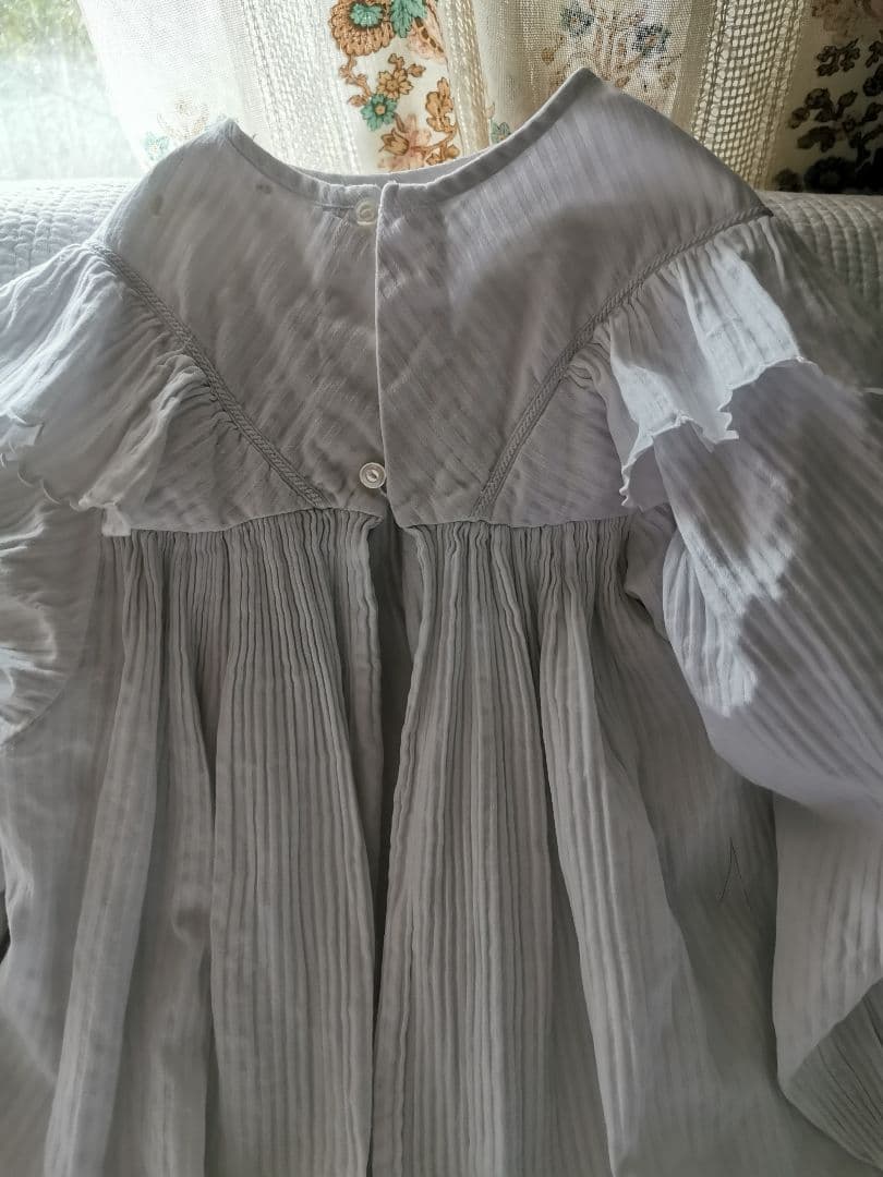 アンティークフランス ピケドプロヴァンス ベビードレス セレモニー 幼児洗礼式