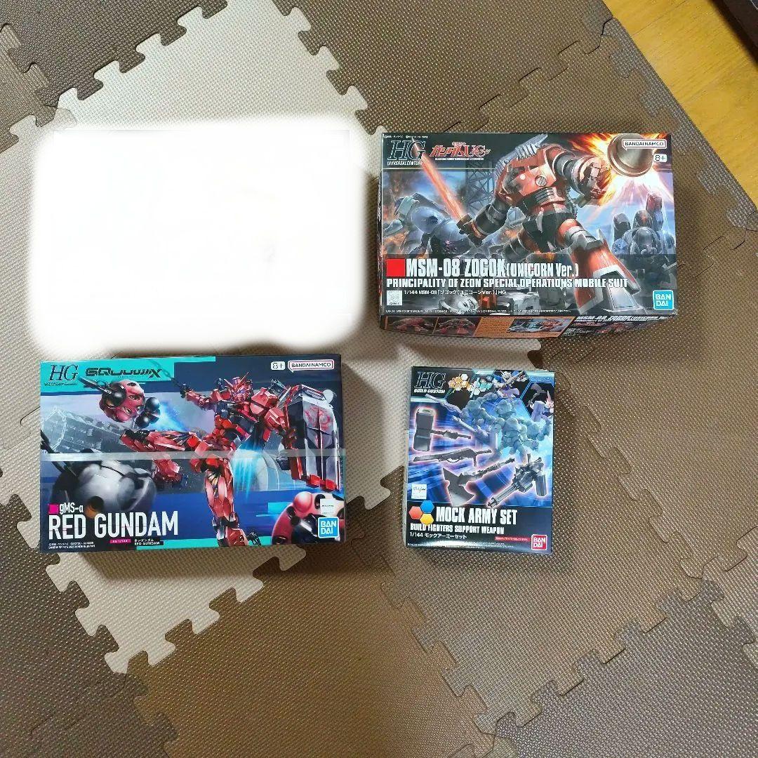 未組み立てガンプラ4点セット