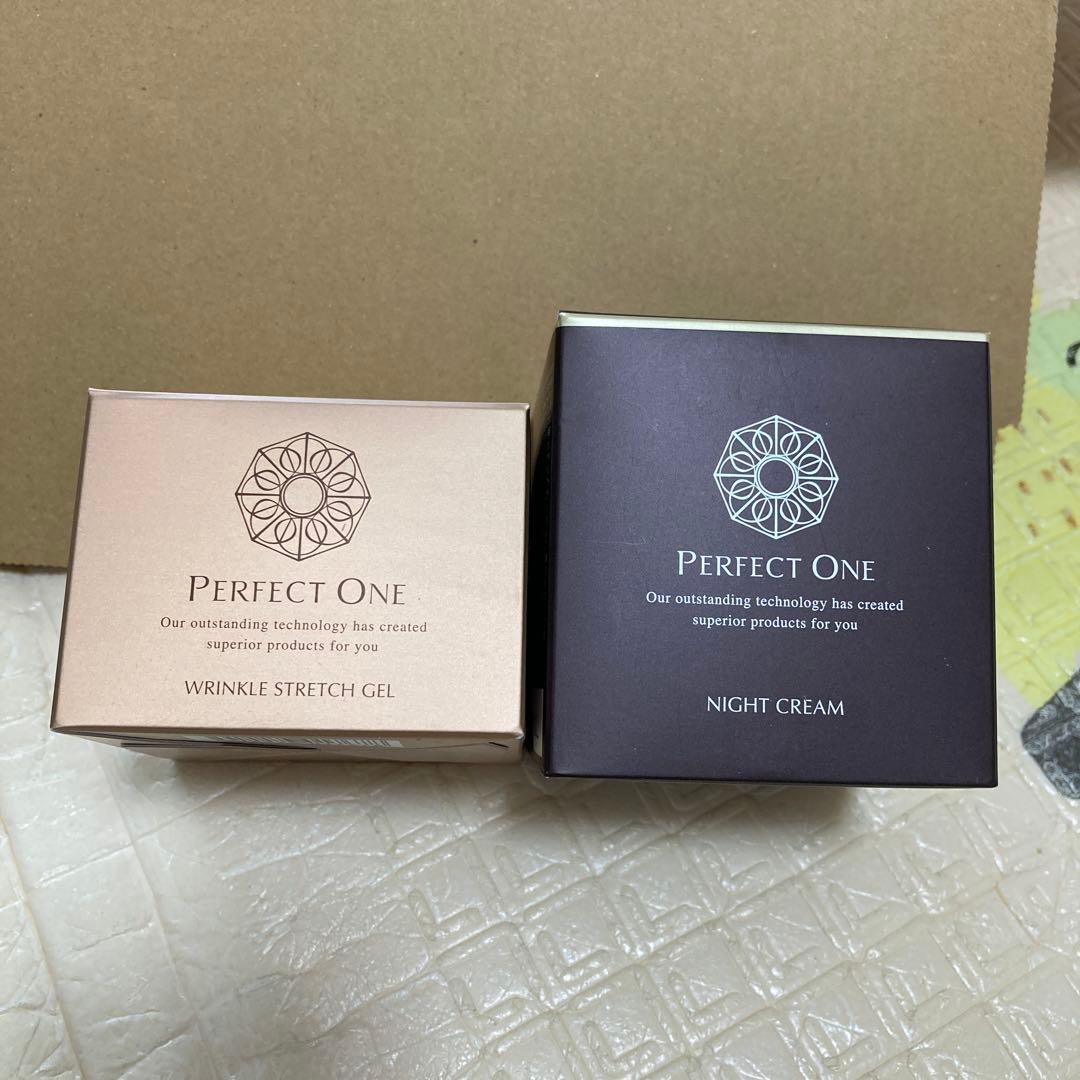 新日本製薬　パーフェクトワン　薬用リンクルストレッチジェル　SPナイトクリーム