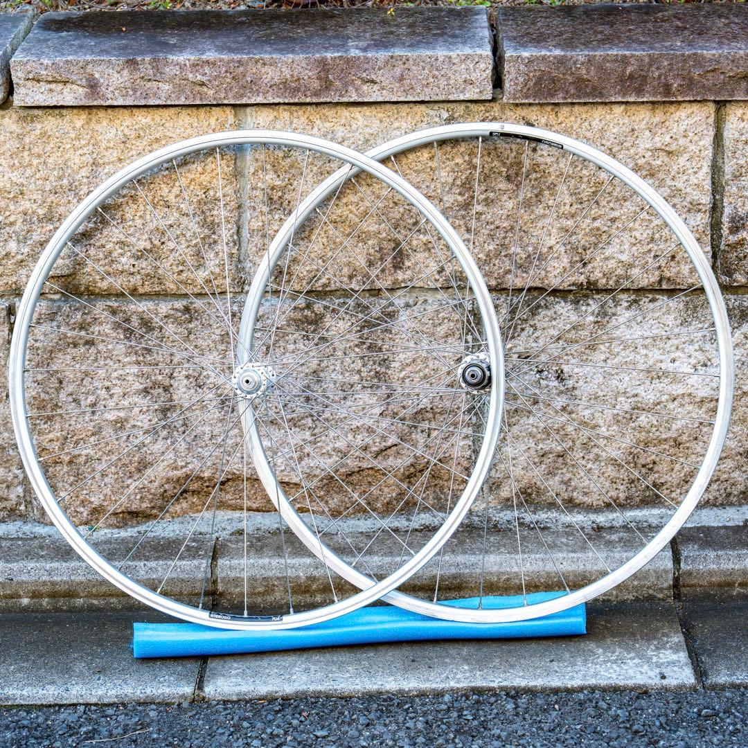 シマノ7700Duraace×アンブロッシオ evolution前後ホイール