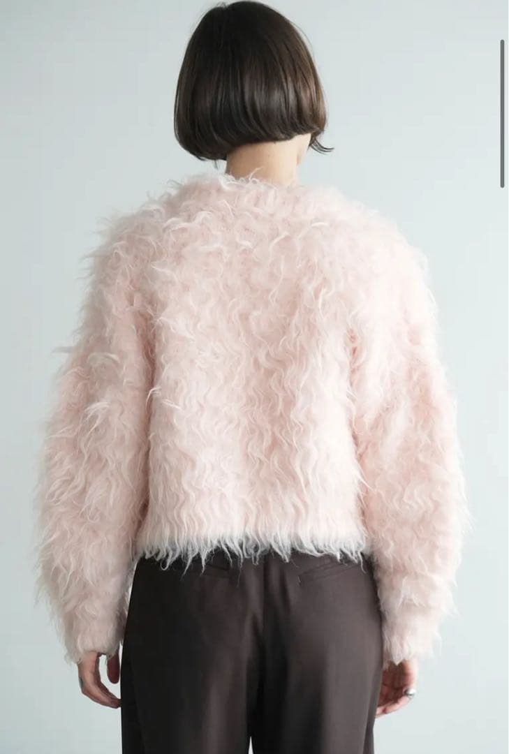 【Hn】CLANE SHAGGY SHORT KNIT CARDIGAN