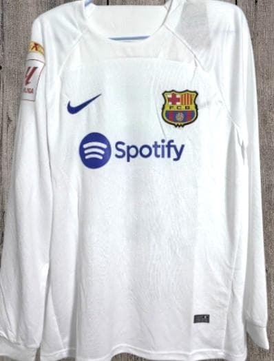 23/24 シーズン バルセロナ アウェイ 長袖 ユニフォーム ペドリ 8番