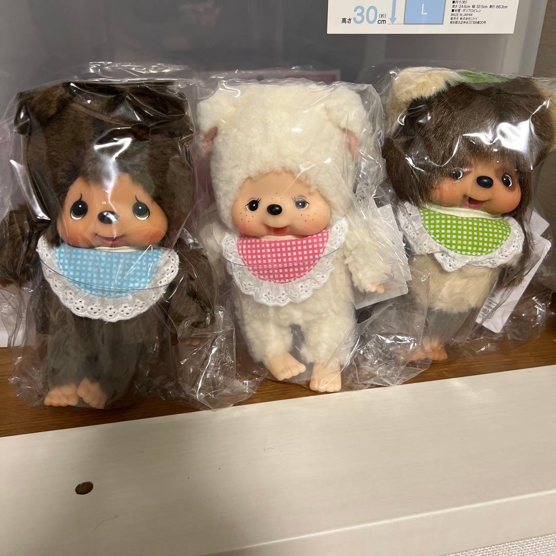 モンチッチ フレンズ　くま & チャム　＆タヌタヌ　ぬいぐるみ セット Sサイズ