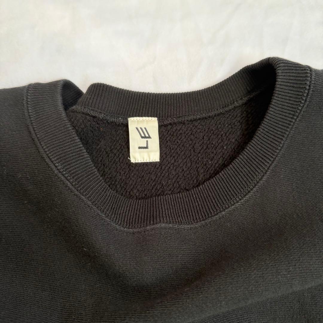 美品 LE SWEAT LECHOPPE レショップ スウェットブラック