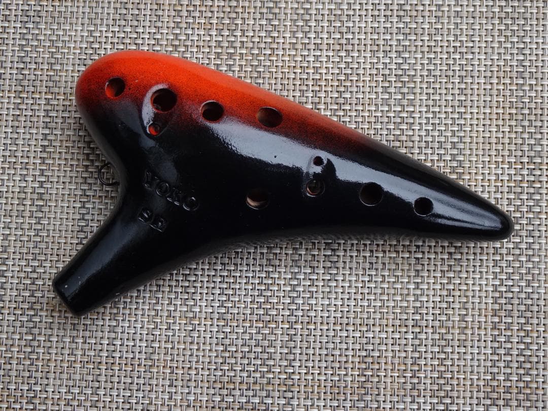 よ*こ様 ＹＯＫＯオカリナ　ソプラノF管（レッド）