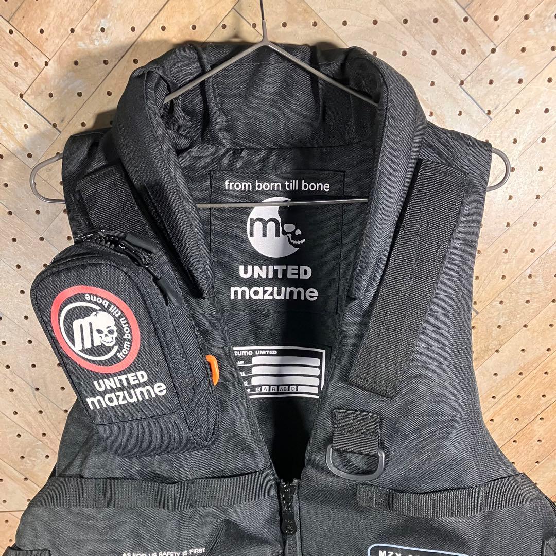 mazume MZX.CONTACT 黒 フィッシングベスト 新品未使用 調整式