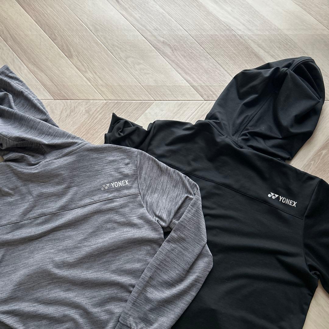 YONEX 薄手パーカー　M.Lサイズ2枚セット