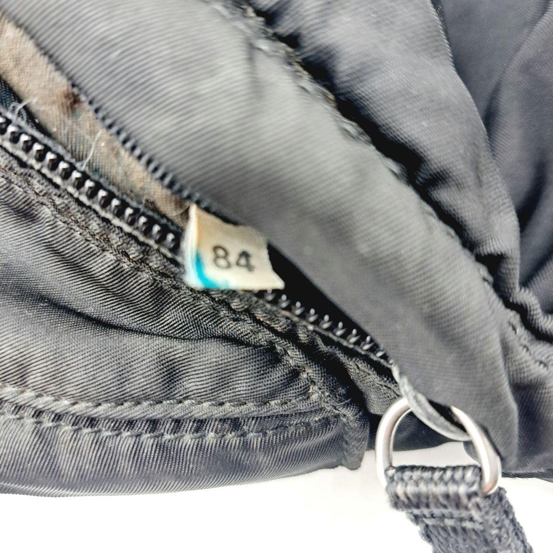 PRADA ウエストポーチ　ボディバッグ 　三角ロゴプレート　ナイロン　ブラック