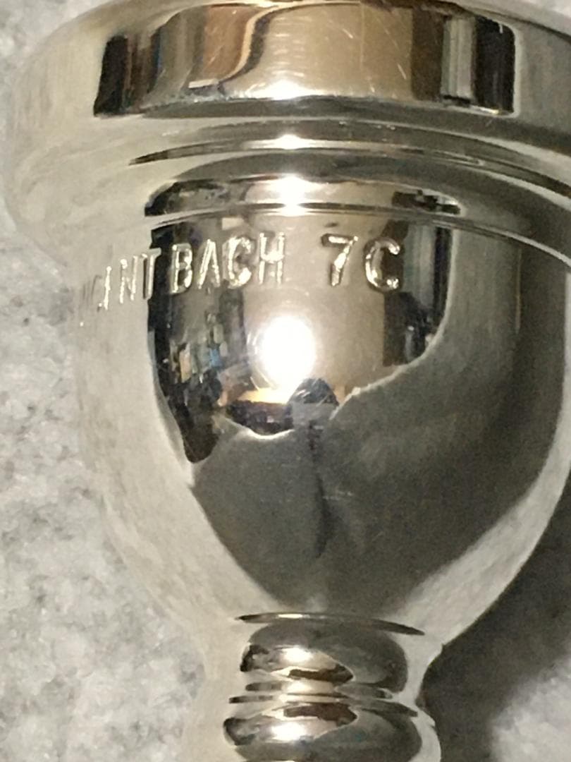 【中古】トロンボーン マウスピース BACH 細管350 7C (h)