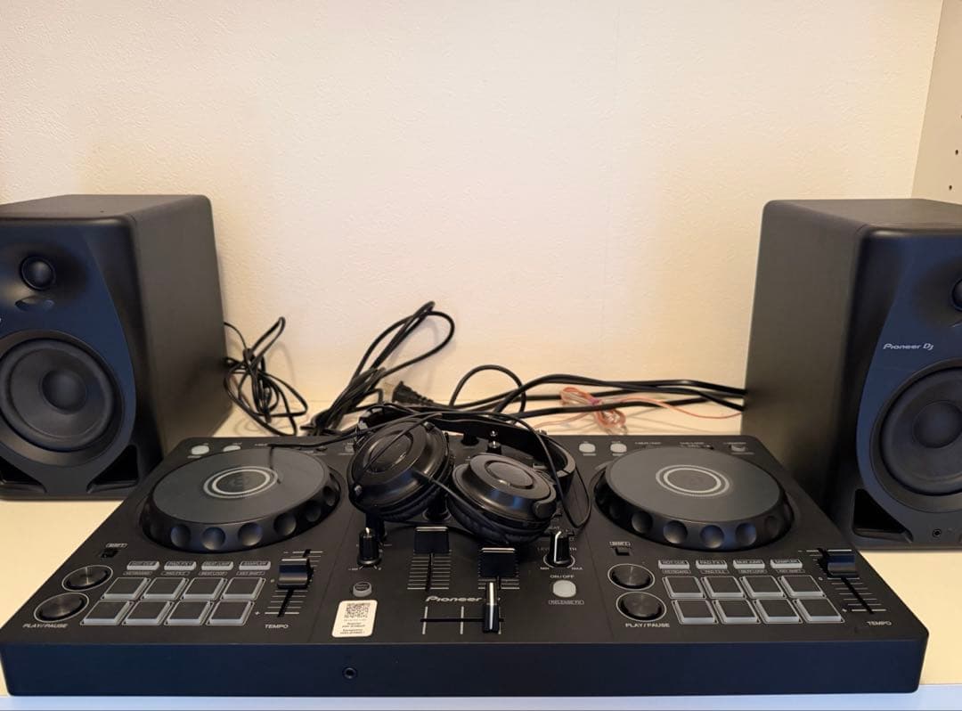 Pioneer DJ DDJ-FLX4 ヘッドフォン・スピーカー付き