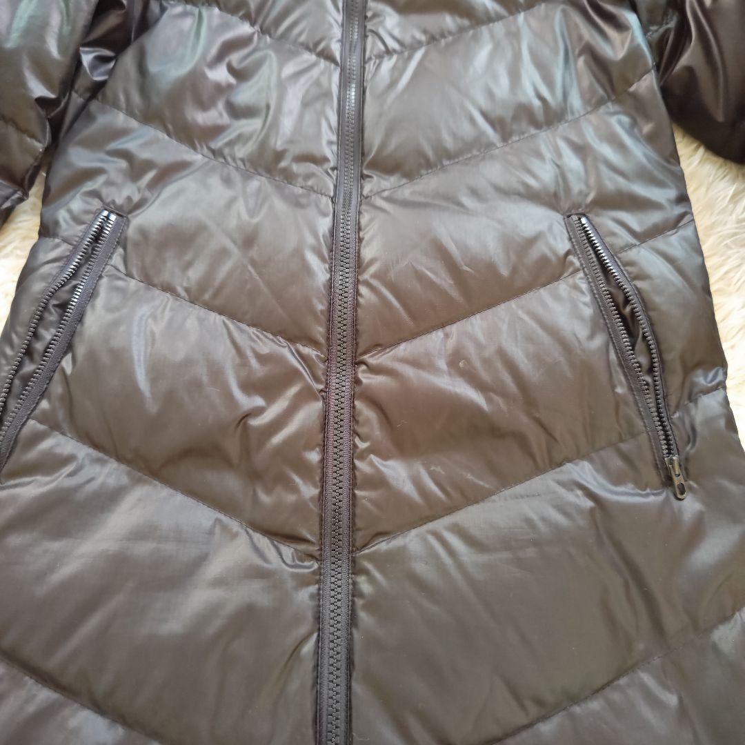 良品　アディダス　ロング ダウンコート　ベンチコート　Lサイズ　ブラック