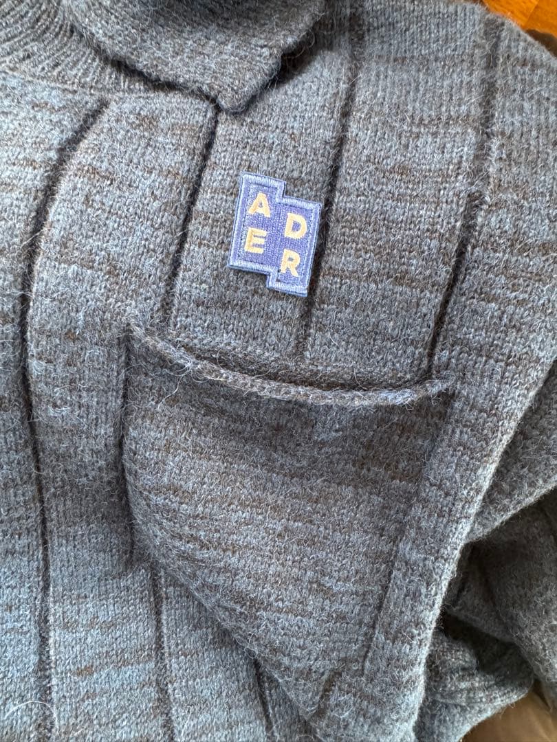 アーダーエラー ader error ニット ネイビー