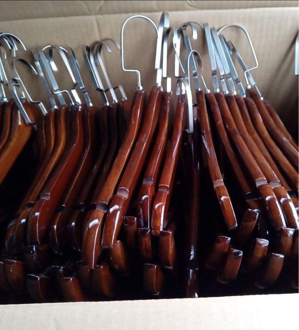 アンティーク調木製ハンガー 150本セット