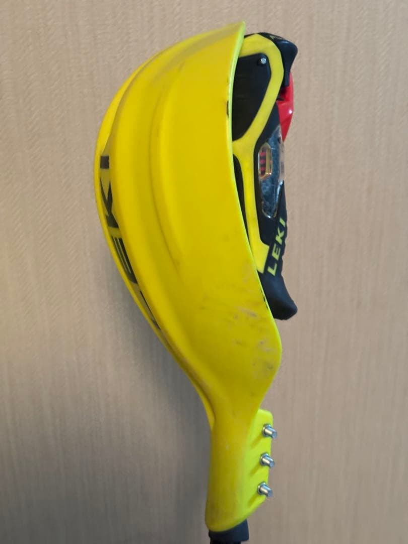 C様用　LEKI スキー SLストック カーボン115cm パンチガード付き