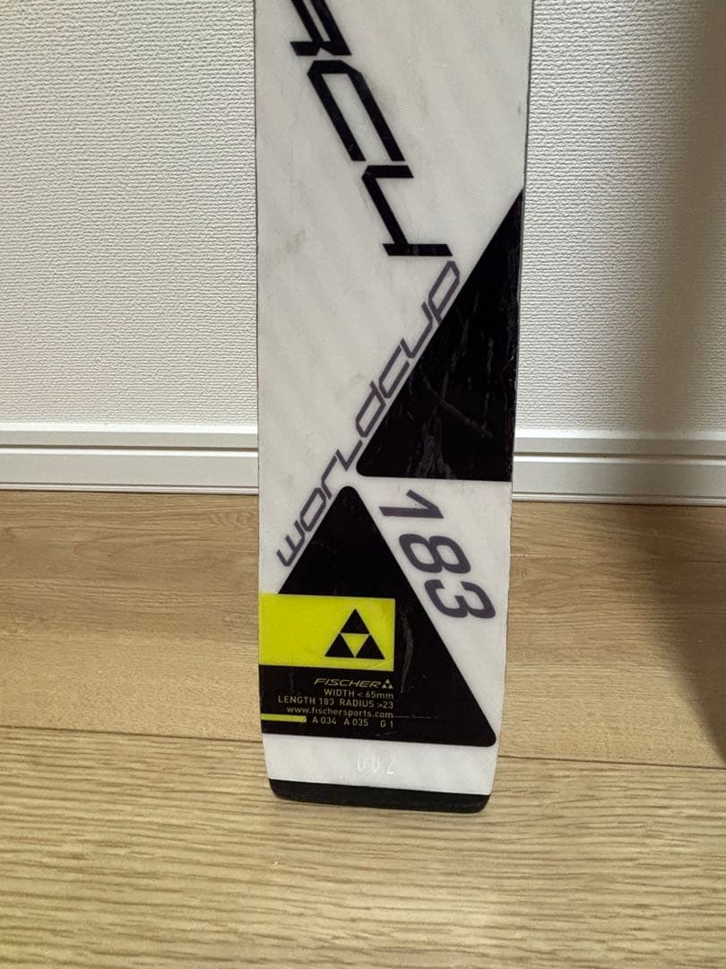 Fischer Worldcup スキー板 183cm バインディング付き