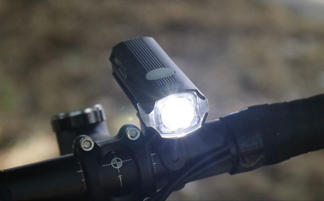 キャットアイ　アンプ500N+ビズ150オート　自転車ライト前後セット　自動