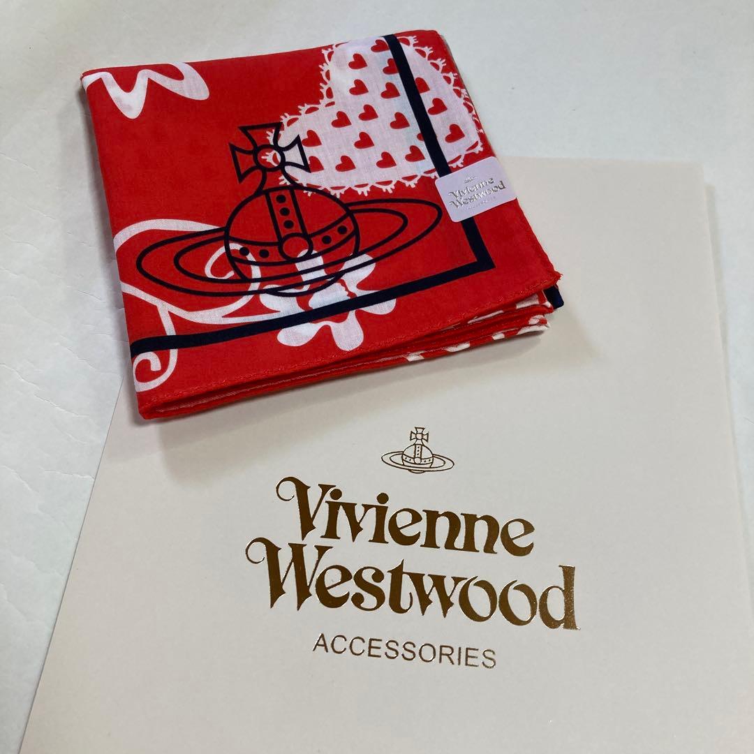 廃盤レア　Vivienne Westwood 大判ハンカチーフ　ショッパー付き