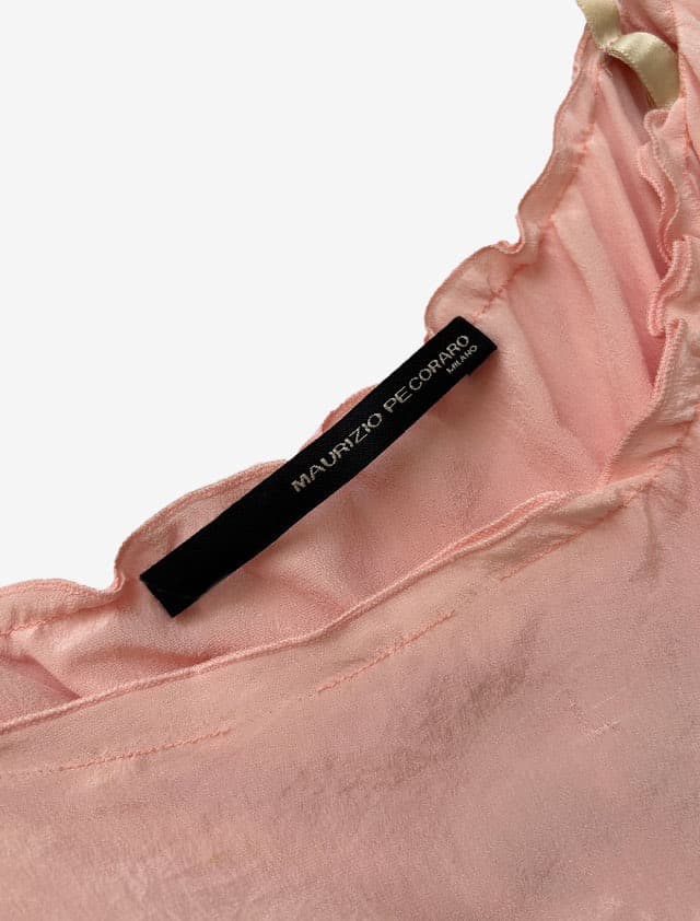 MAURIZIO PECORARO マウリツィオペコラーロ シルク キャミソール