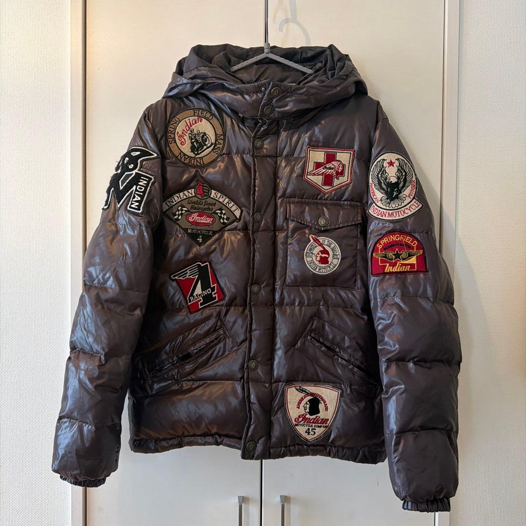 希少品！インディアンモーターサイクルのダウンジャケット(Lサイズ)です！