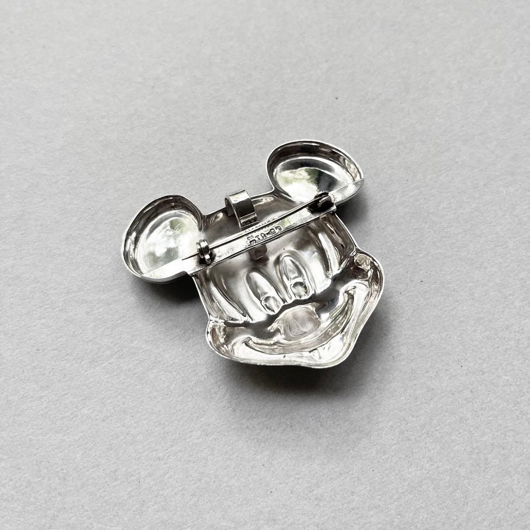 【レア】70‘s ヴィンテージ・ミッキー　メキシコシルバーブローチ／ペンダント