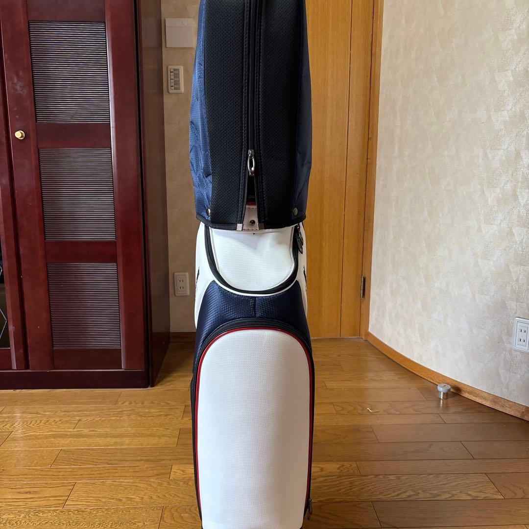 BRIDGESTONE GOLF キャディバッグ ホワイト/紺色