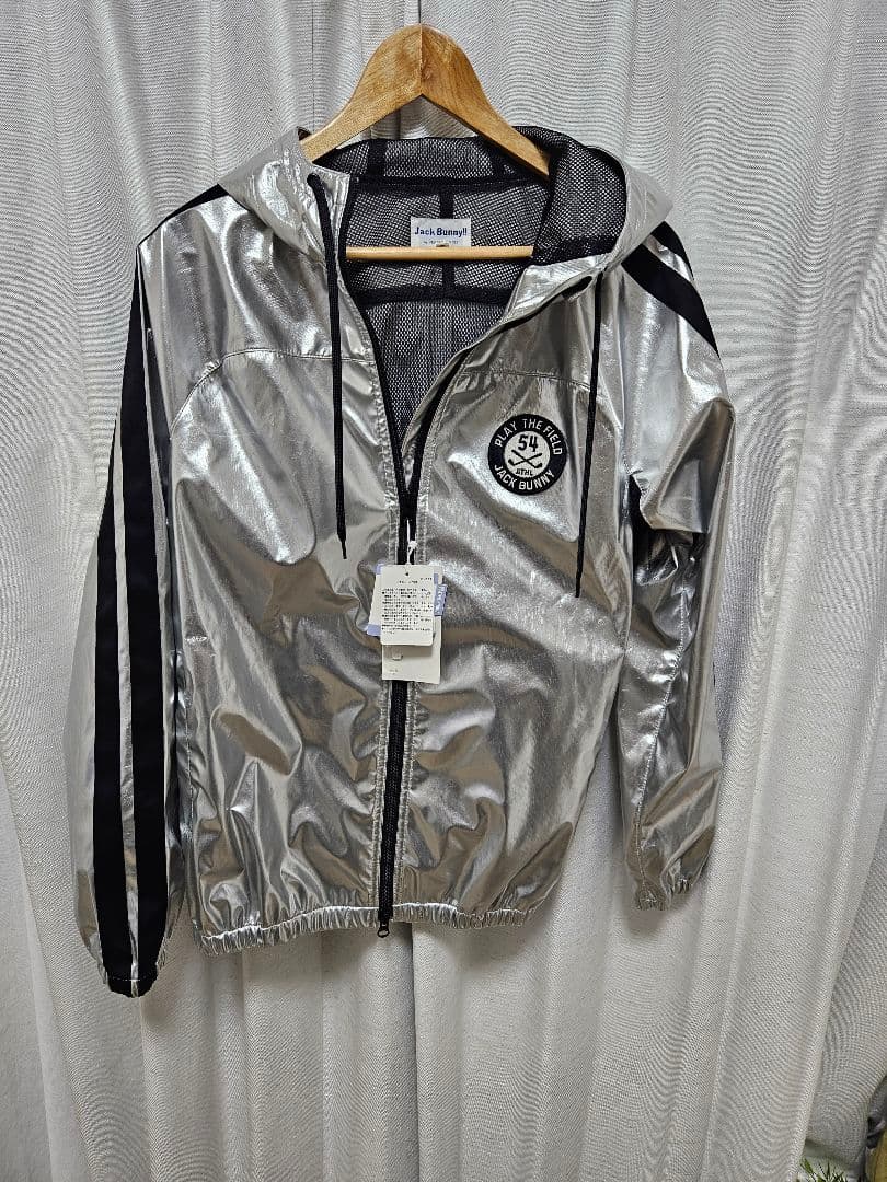 【✨未使用新品✨】タグ付　JACK BUNNY シルバー フードジャケットメンズ