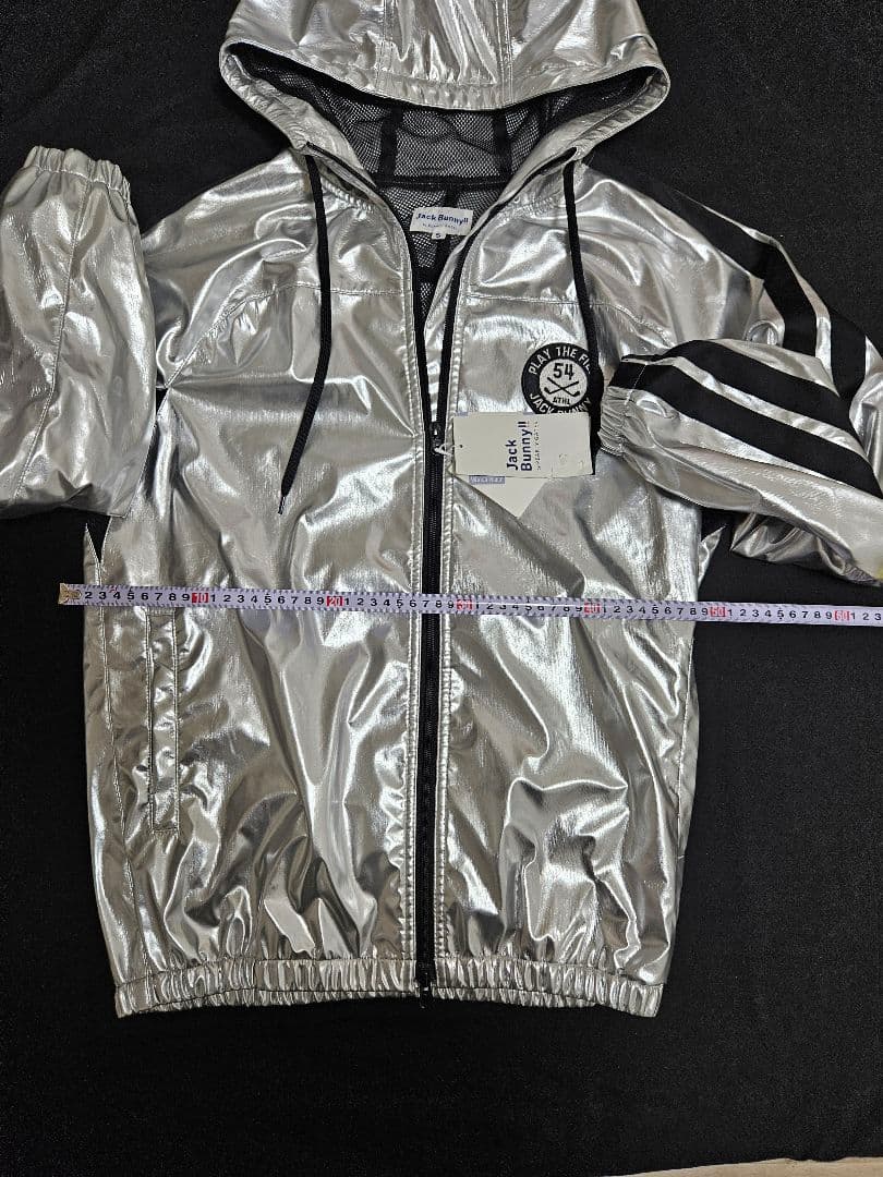 【✨未使用新品✨】タグ付　JACK BUNNY シルバー フードジャケットメンズ