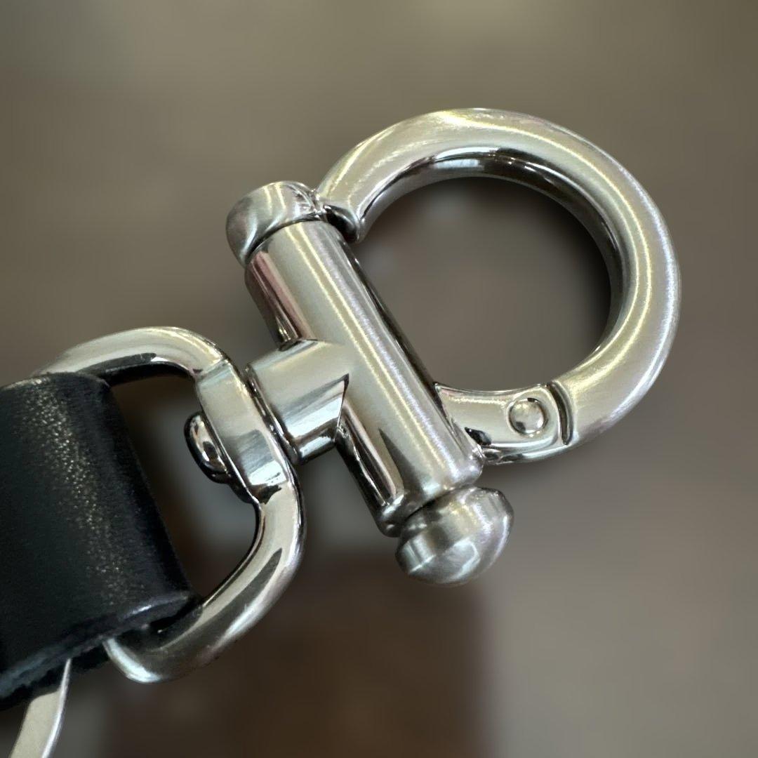 正規美品⭐︎Hender Scheme エンダースキーマ　ブラックレザー腰アクセ