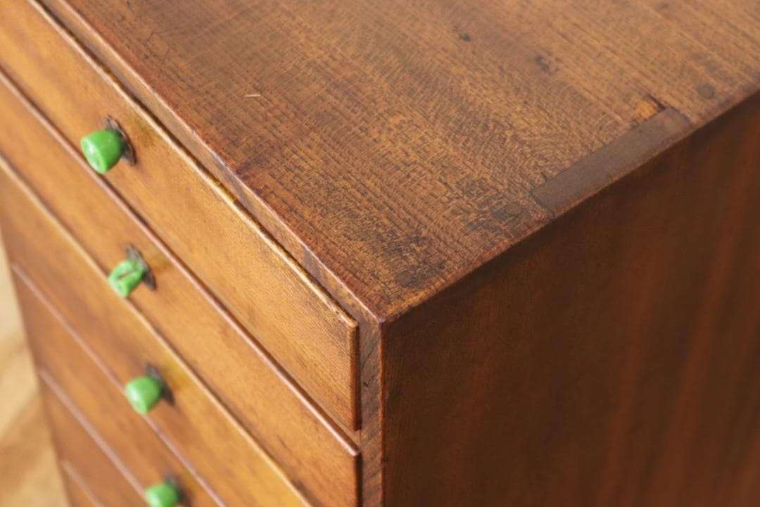 レトロ 卓上 小引き出し 抽斗 6杯 収納 小物入れ レターケース A4 木製