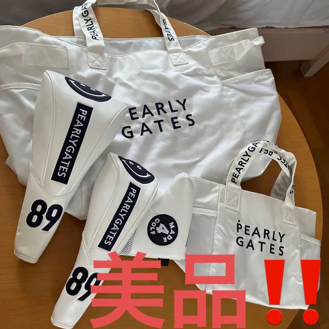 美品‼️パーリーゲイツ★ボストンバック&カートバック＆ヘッドカバー3つ